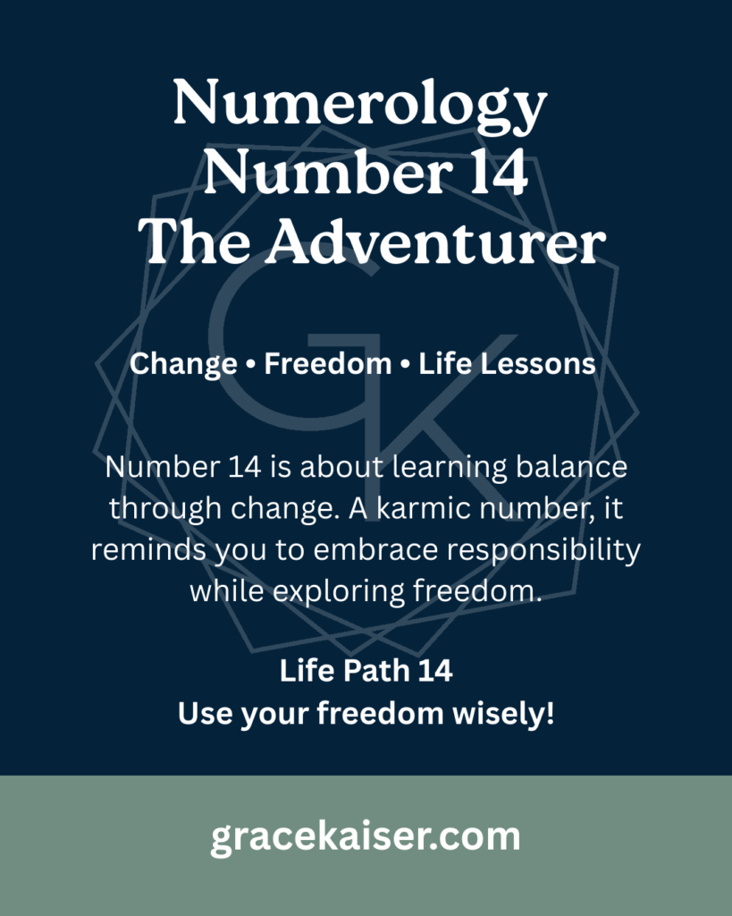 Numerology Number 14 Meaning – Freedom, Adaptability, and Change