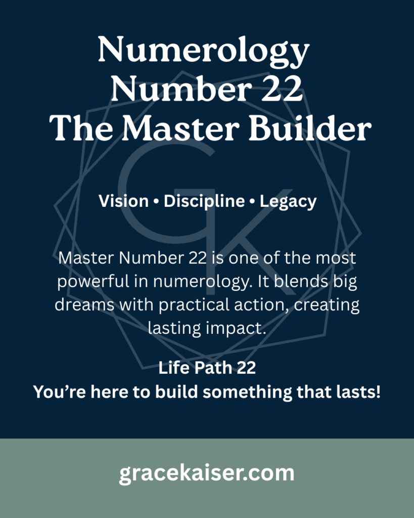 Numerology Number 22 Meaning – Master Builder, Vision, and Legacy