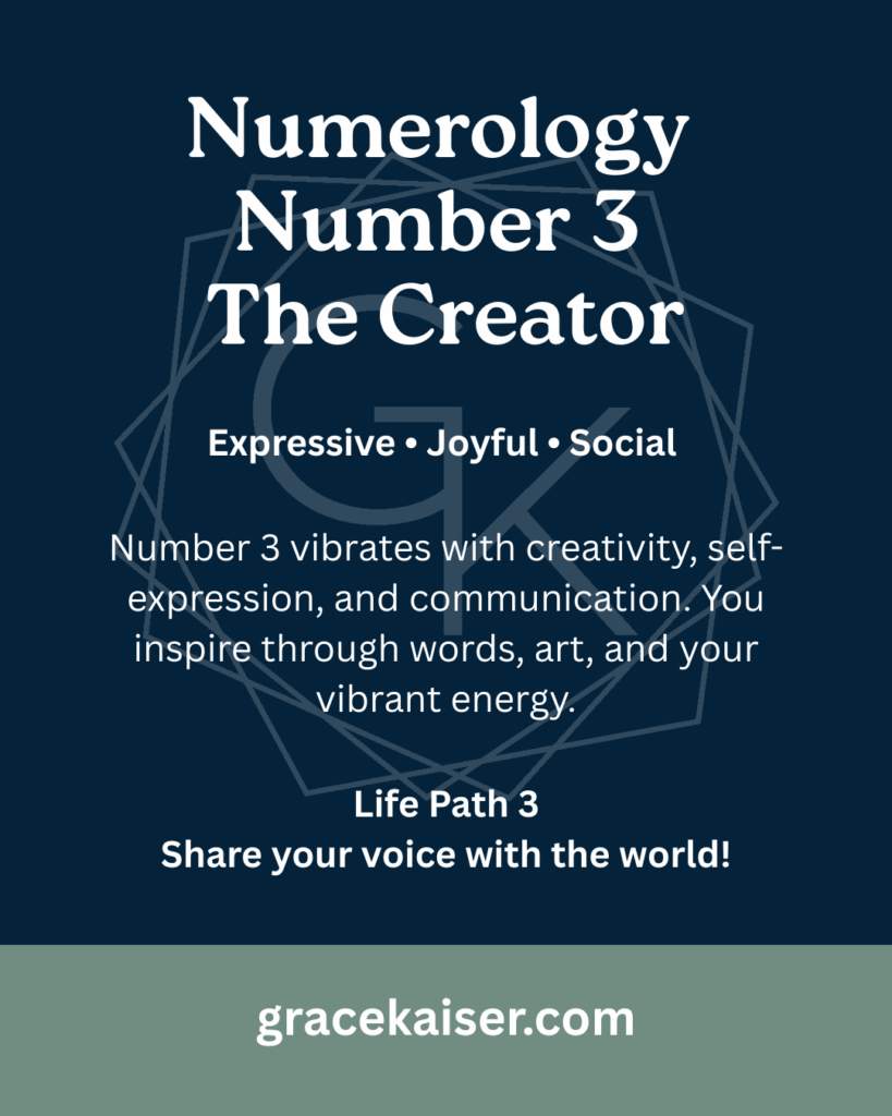 Numerology Number 3 Meaning – Creativity, Expression, and Joy