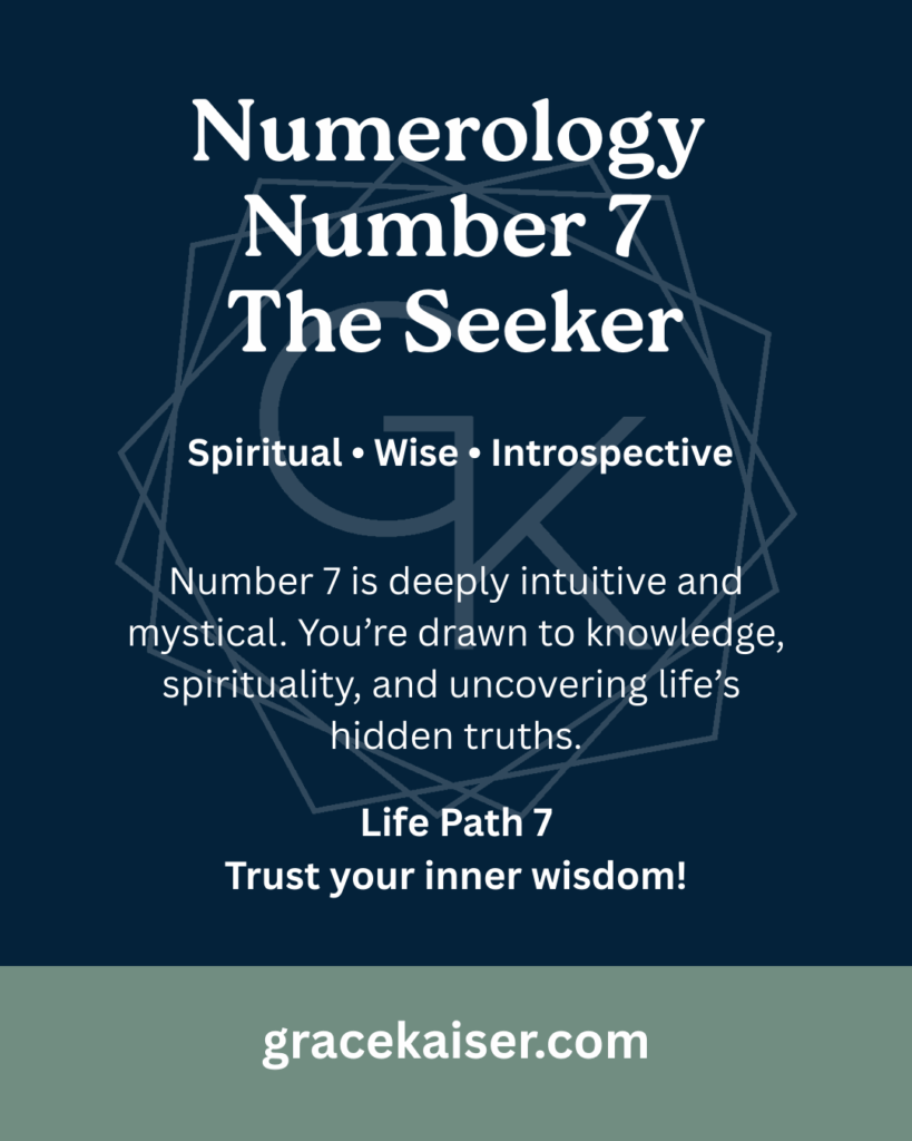 Numerology Number 7 Meaning – Spirituality, Wisdom, and Introspection